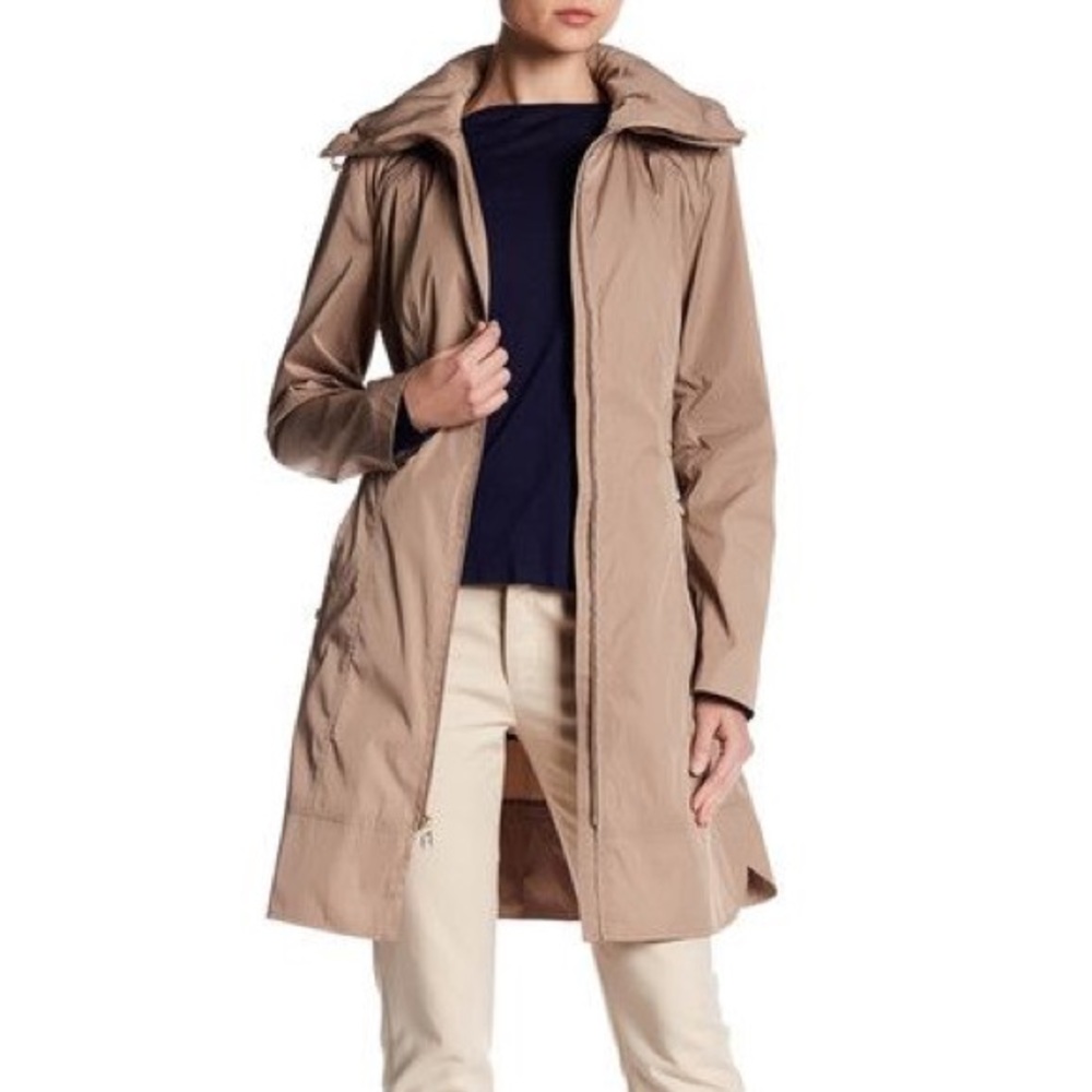 New Cole Haan Signature Packable Rain Coat Jacket